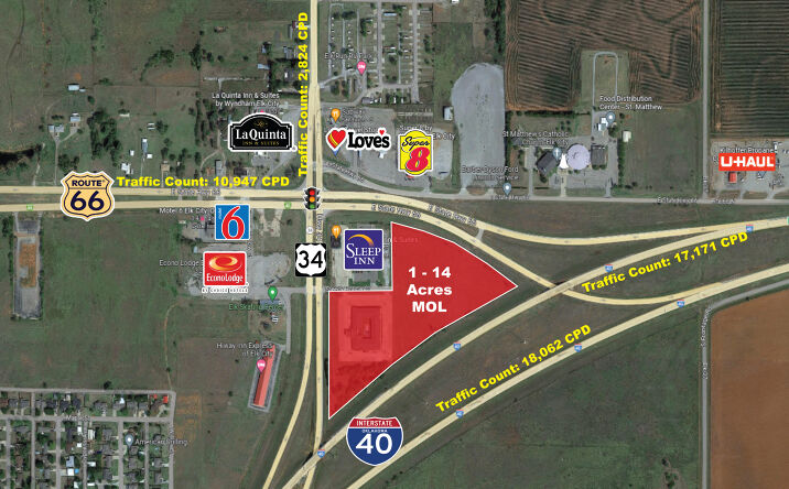 Pictures of Land property located at 1100 Hwy 34, Elk City, OK 73644 for sales - image #1