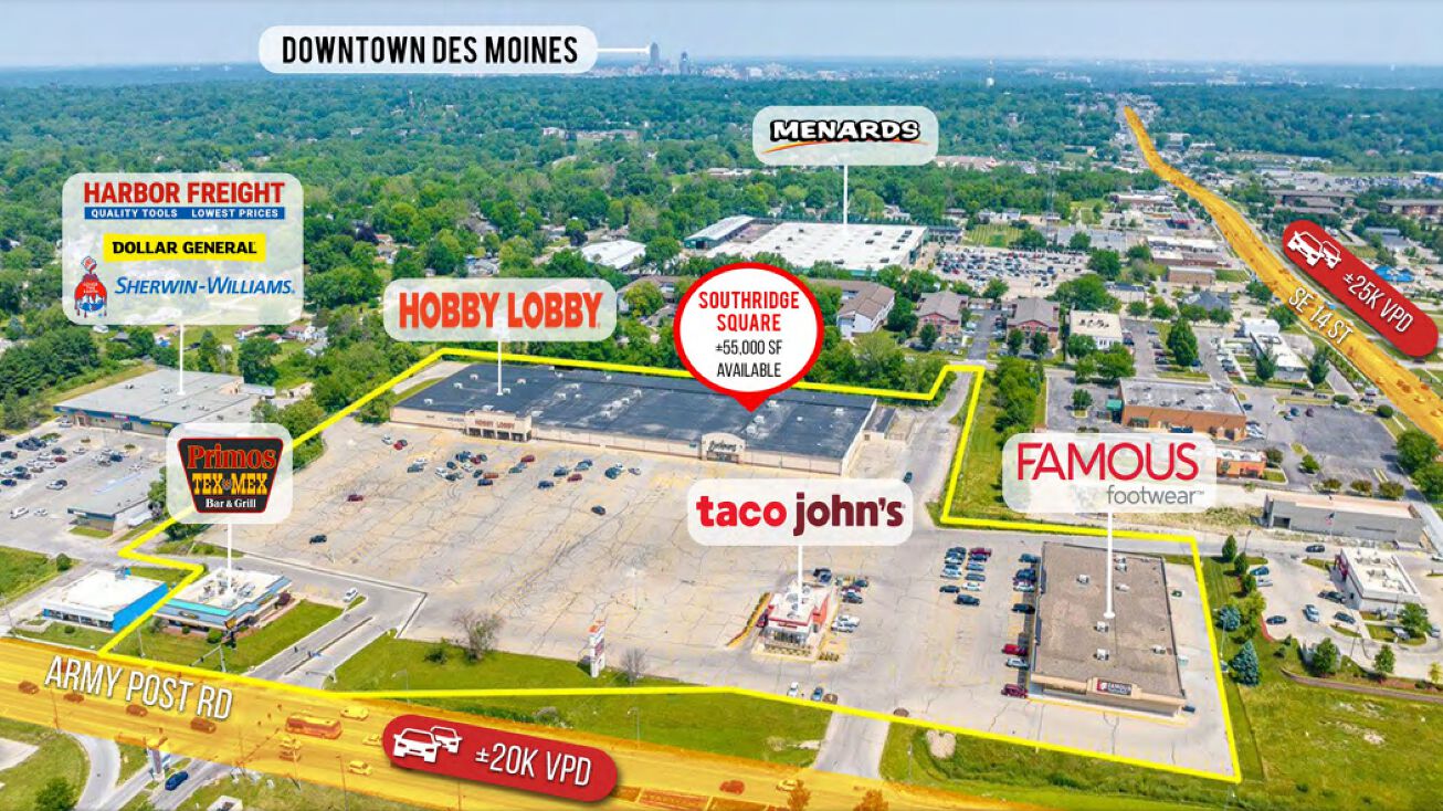 1160 E Army Post Rd, Des Moines, IA 50315 Retail Property for Sale REO Lender AUCTION SALE