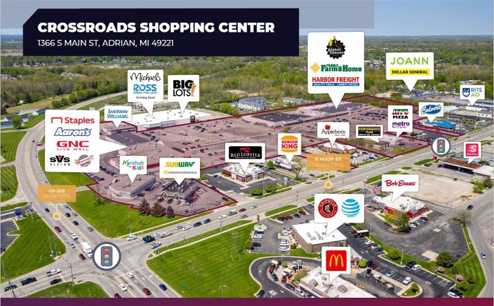 Pictures of Retail property located at 1366 S Main St, Adrian, MI 49221 for sales - image #1