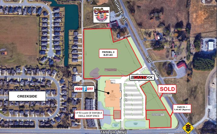 Pictures of Land property located at 6978 U.S. HWY 431, Owens Cross Roads, AL 35763 for sales - image #1