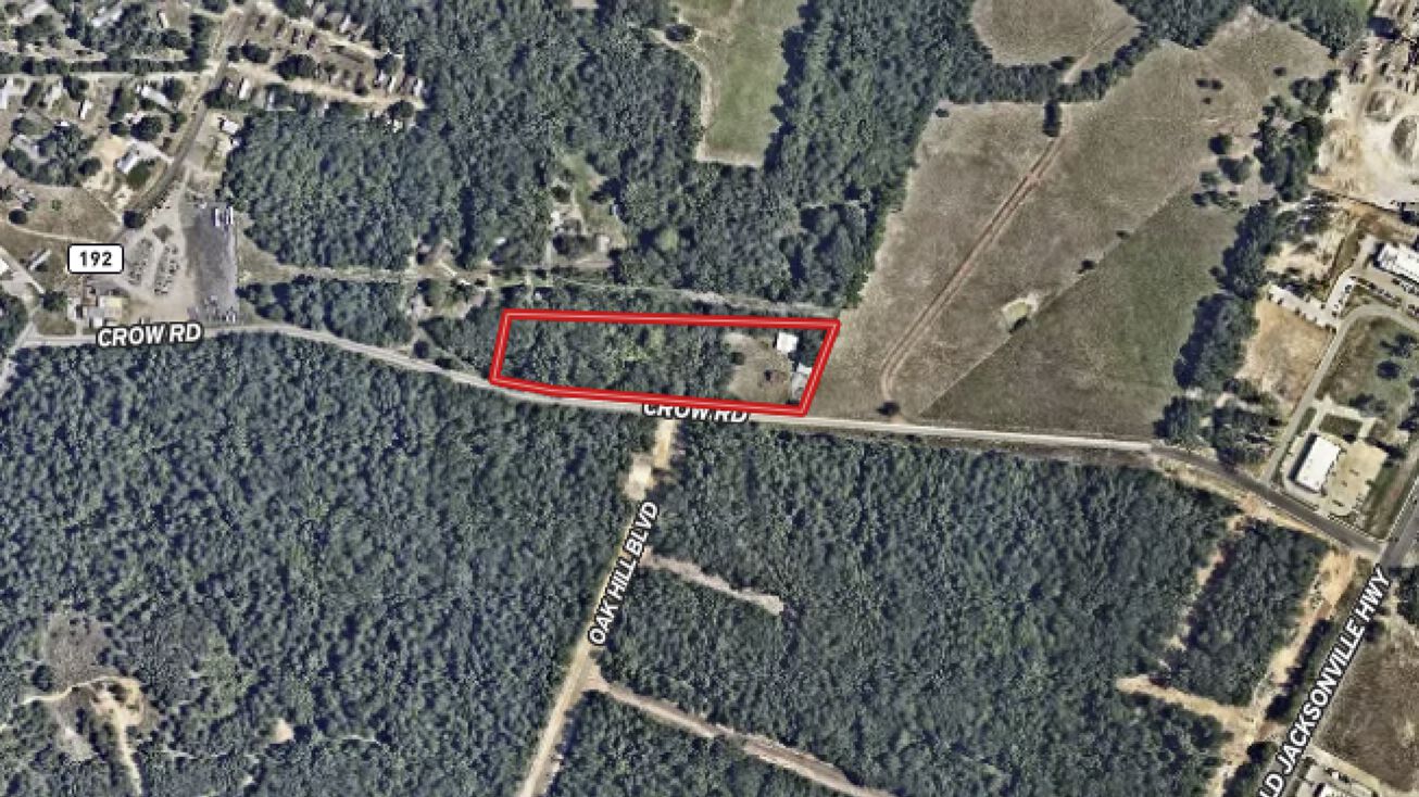2725 Crow Rd, Tyler, TX 75703 Land for Sale 5.5 acres available in