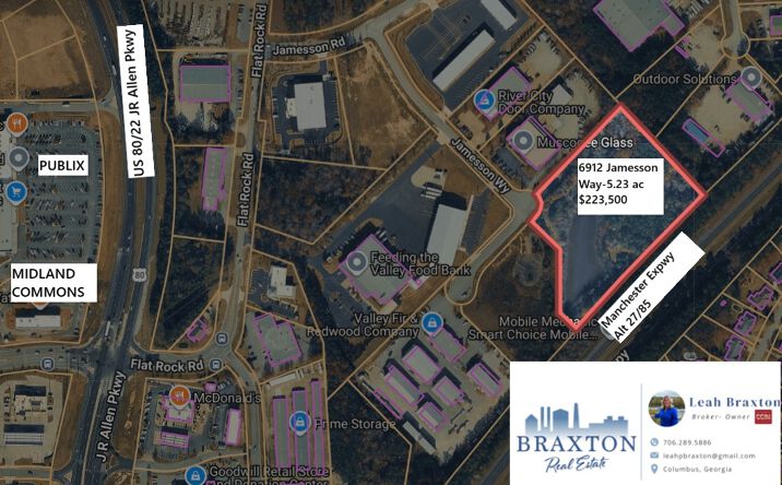 Pictures of Land property located at 6912 Jamesson Wy, Columbus, GA 31820 for sales - image #1