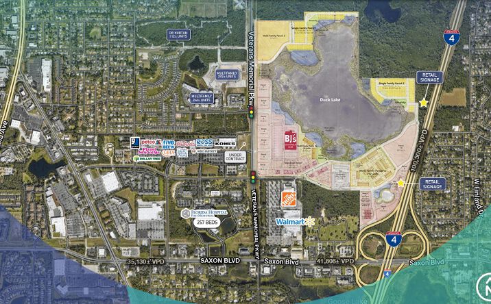 Pictures of Land property located at NEQ VETERANS MEMORIAL PKWY & HARLEY STRICKLAND BLVD, Orange City, FL 32763 for sales - image #1