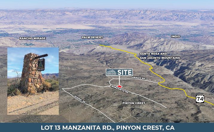 Pictures of Land property located at Manzanita Rd, Mountain Center, CA 92561 for sales - image #1
