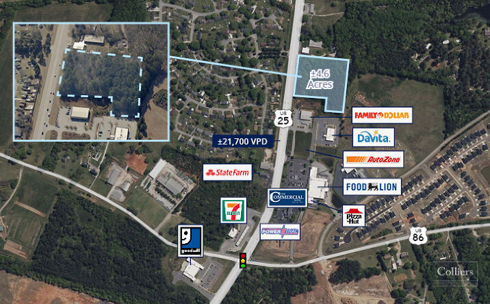 Pictures of Land property located at 8095 US-25, Piedmont, SC 29673 for sales - image #1