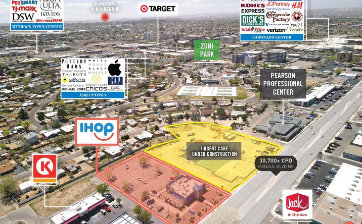 Pictures of Retail property located at 7500 Menaul Blvd NE, Albuquerque, NM 87110 for comps - image #1