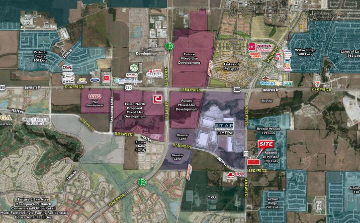 Pictures of Land property located at NEQ of Preston Road, Frisco, TX 75033 for sales - image #1