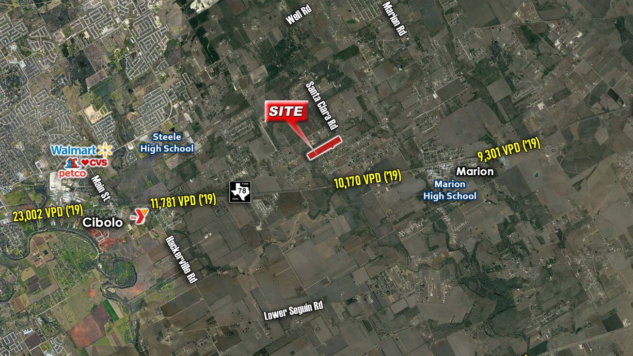 SWQ of Santa Clara Rd & Youngsford Rd, Santa Clara, TX 78124