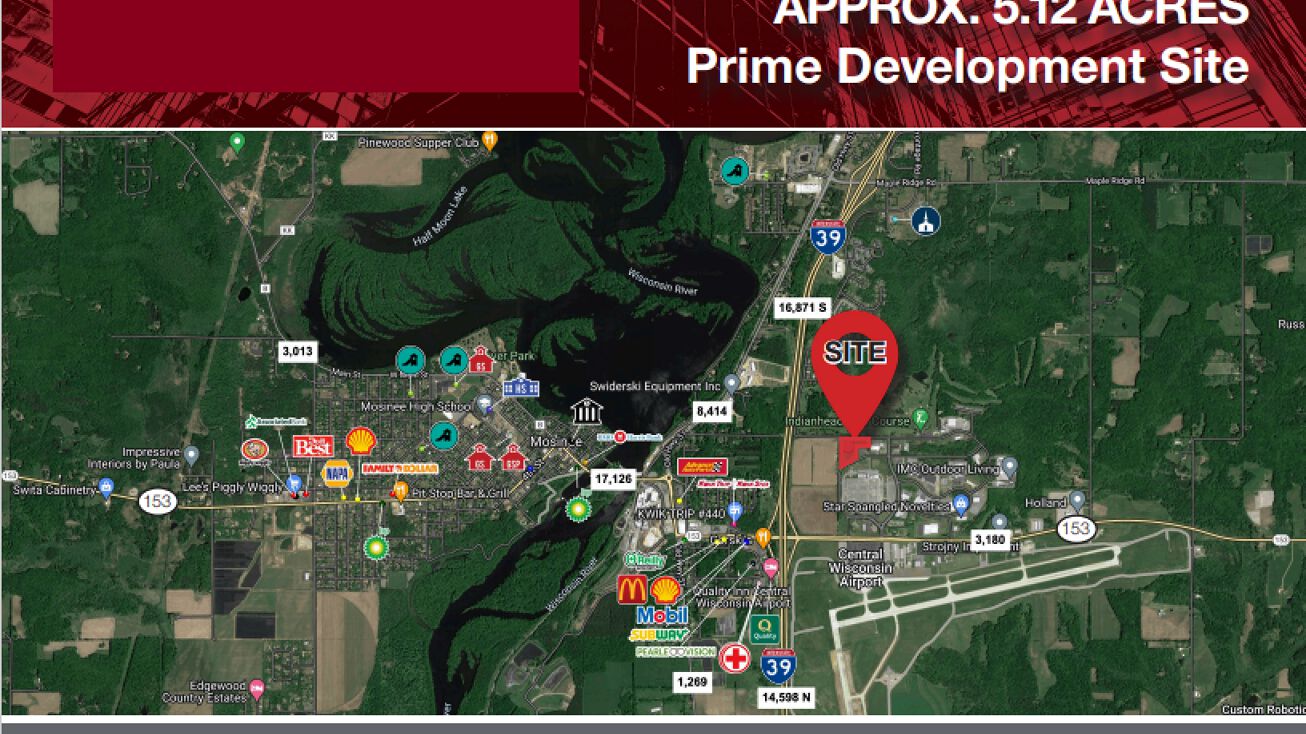 Indianhead Dr, Mosinee, WI 54455 Land for Sale 5.12 acres