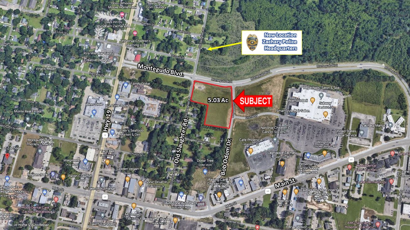 Bob Odom Dr, Zachary, LA 70791 Land for Sale 5.03 Total Acres