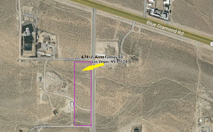 Pictures of Land property located at Fortney Rd, Las Vegas, NV 89161 for sales - image #1