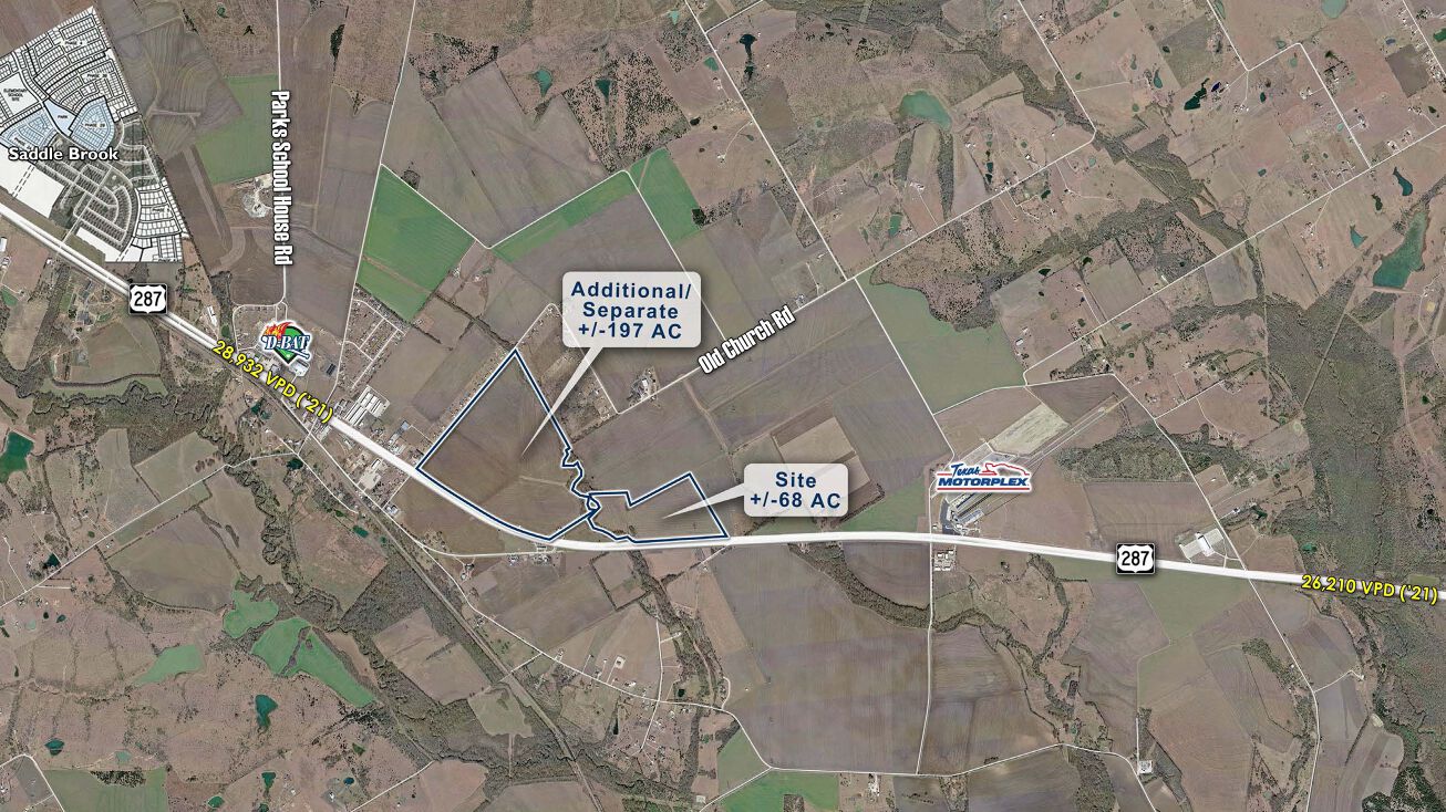 US287 & Old Church Rd, Ennis, TX 75165