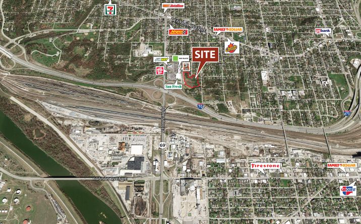 Pictures of Land property located at I-70 & 18th Street, Kansas City, KS 64114 for sales - image #1