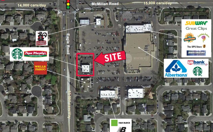 Pictures of Retail property located at McMillan Road & Eagle Road, Boise, ID 83713 for comps - image #1