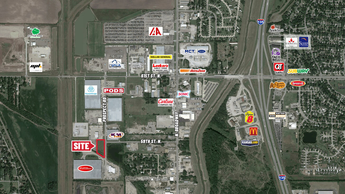 5900 Prospect Rd, Park City, KS 67204 Land for Sale 5900 Block