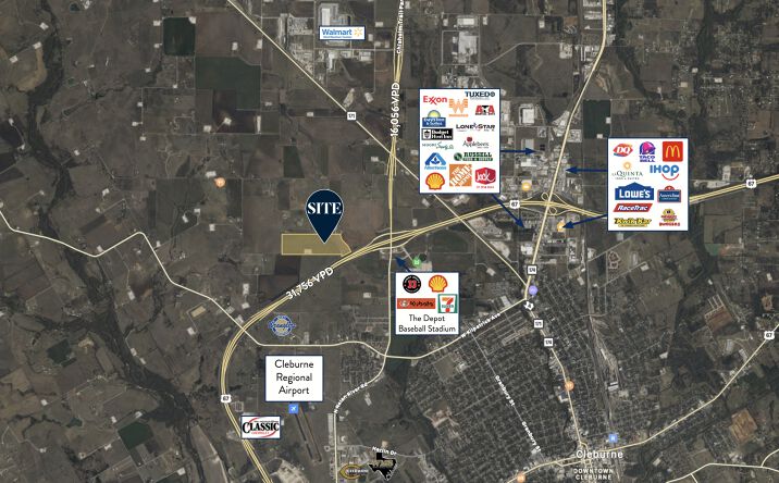 Pictures of Land property located at U.S. 67 Access Rd, Cleburne, TX 76033 for sales - image #1