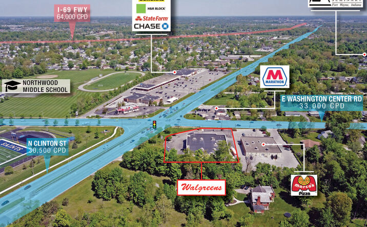 Pictures of Retail property located at 5830 N Clinton St, Fort Wayne, IN 46825 for comps - image #1