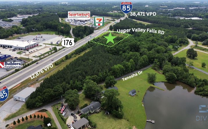 Pictures of Land property located at N Pine St & Upper Valley Falls Rd, Spartanburg, SC 29303 for comps - image #1