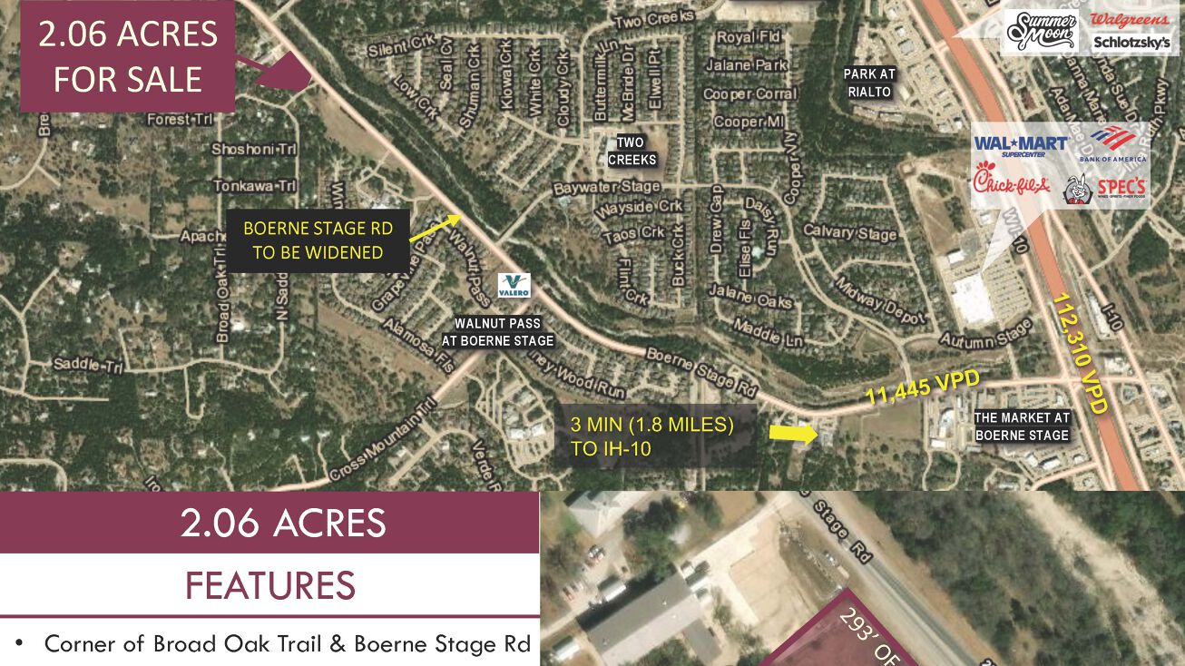 25711 Broad Oak Trail, San Antonio, TX 78255 Land for Sale 2 Acres