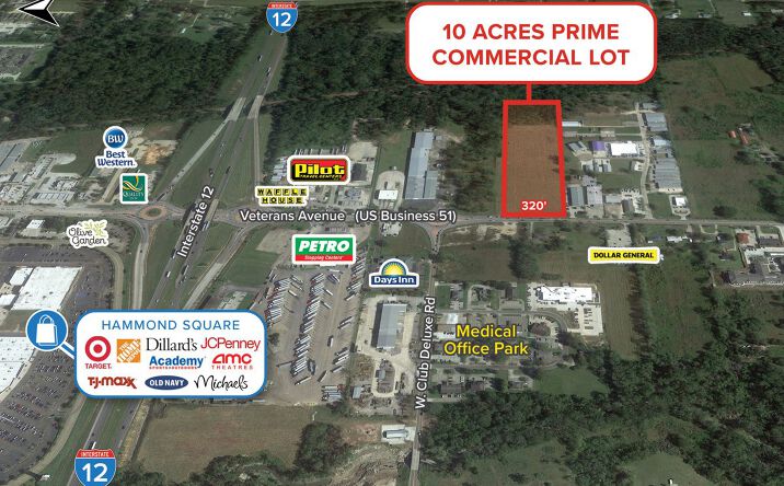 Pictures of Land property located at 42318 Veterans Ave., Hammond, LA 70403 for sales - image #1