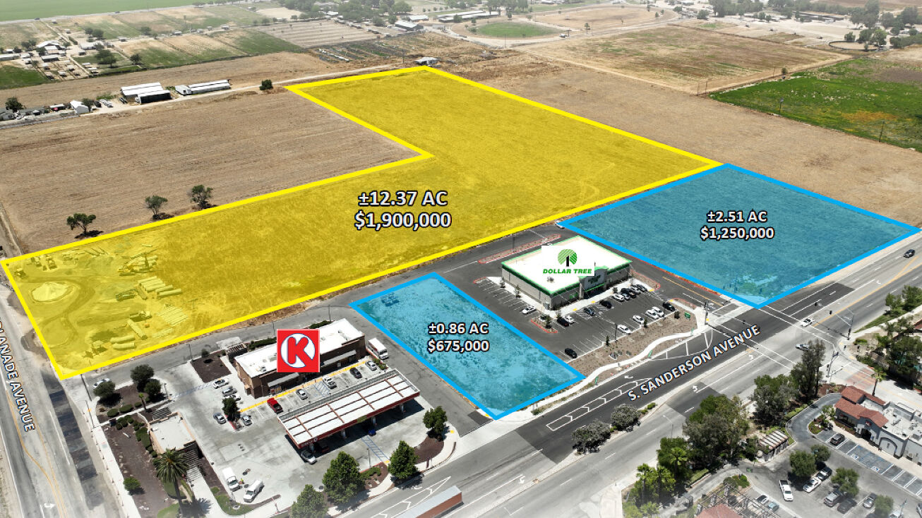 Sanderson Avenue and Esplanade Avenue, San Jacinto, CA 92582 Land for