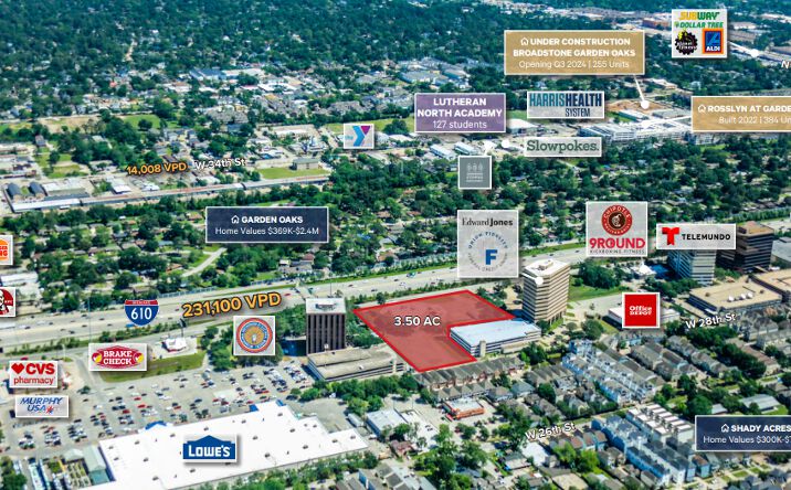 image of property at 1421 NORTH LOOP W Houston TX 77008-1600