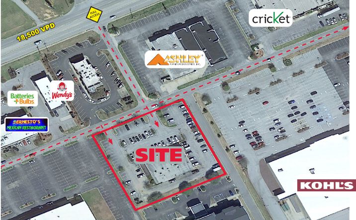 Pictures of Retail property located at 529 By-pass 72 NW, Greenwood, SC 29649 for sales - image #1