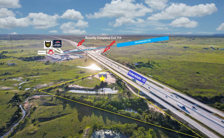 Pictures of Land property located at 7831 Interstate 10 Frontage Rd, Sealy, TX 77474 for sales - image #1