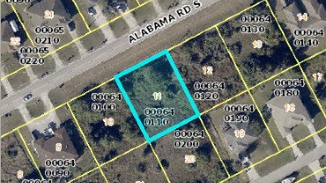 794 Alabama Rd S, Lehigh Acres, FL 33974 Land for Sale Duplex Lot