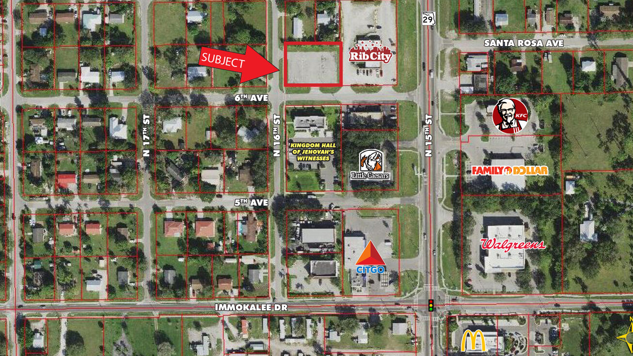 N 16 th St, Immokalee, FL 34142 Land for Sale 0.55± Acre Corner Lot