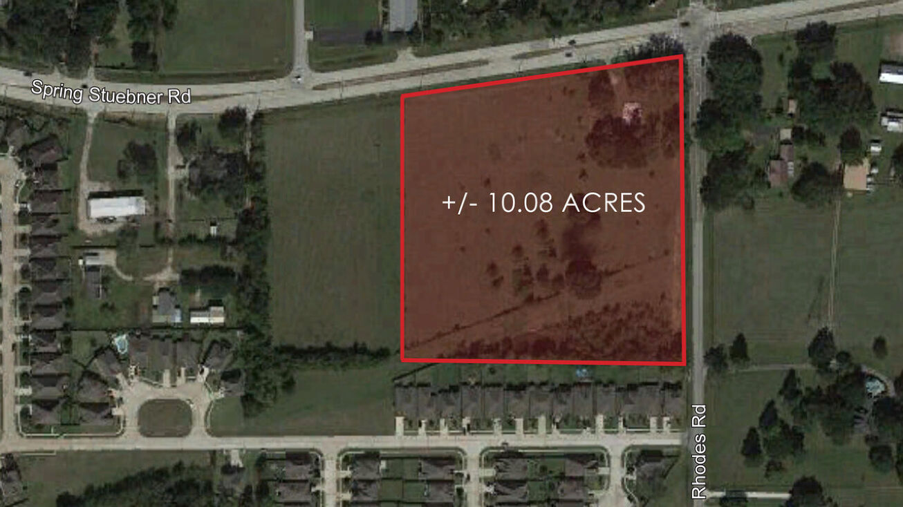 21935 Spring Stuebner Rd, Spring, TX 77389 Land for Sale SW corner