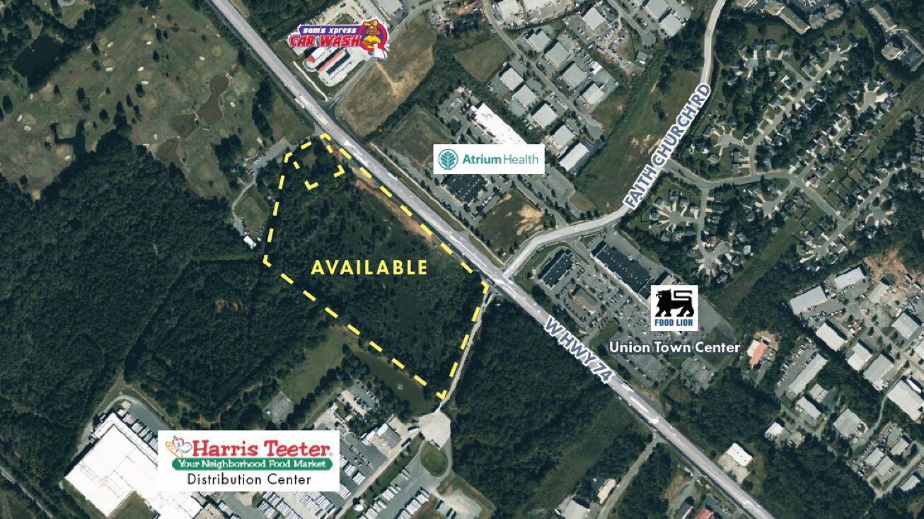 Hwy 74 & Faith Church Road, Indian Trail, NC 28079 Land for Sale