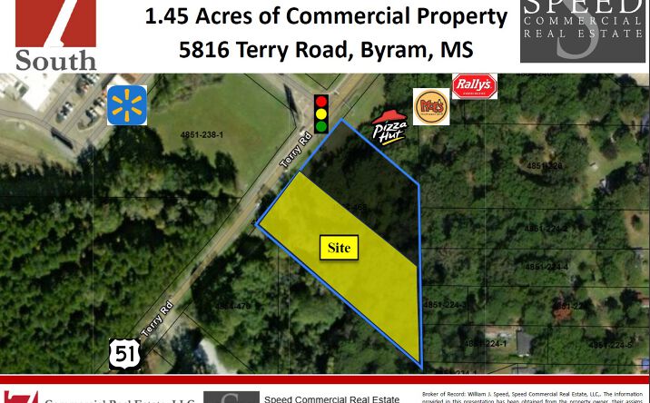 Pictures of Land property located at 5816 Terry Rd, Byram, MS 39272 for sales - image #1
