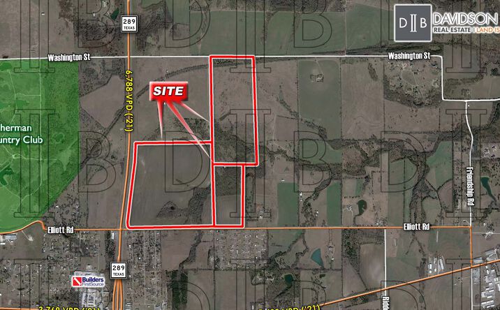 Pictures of Land property located at NEQ - Hwy. 289 & Elliott Rd, Knollwood, TX 75092 for sales - image #1