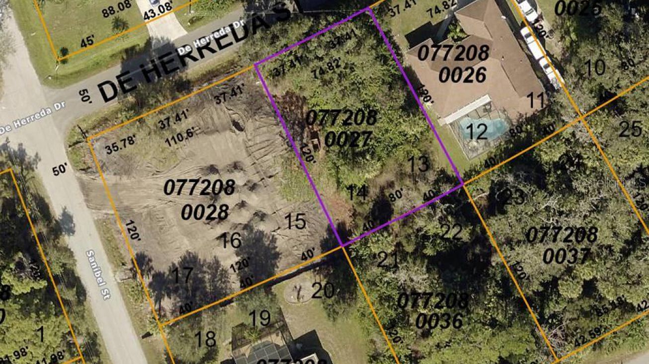 De Herreda Lots 13 & 14 Drive, North Port, FL 34287