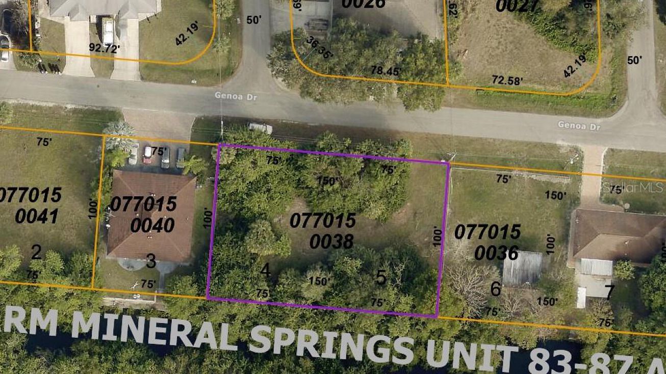 Genoa Lots 4 & 5 Drive, North Port, FL 34287 Land for Sale Genoa Lots 4 & 5 Drive