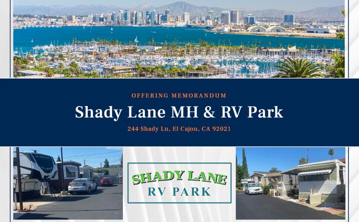 Pictures of Mobile Home Park, Multifamily property located at 244 Shady Ln, El Cajon, CA 92021 for comps - image #1