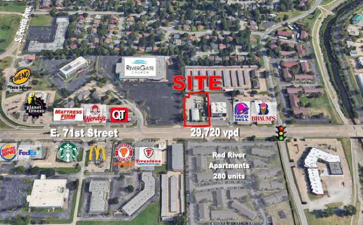 Pictures of Land property located at 1507 E 71st St, Tulsa, OK 74136 for sales - image #1
