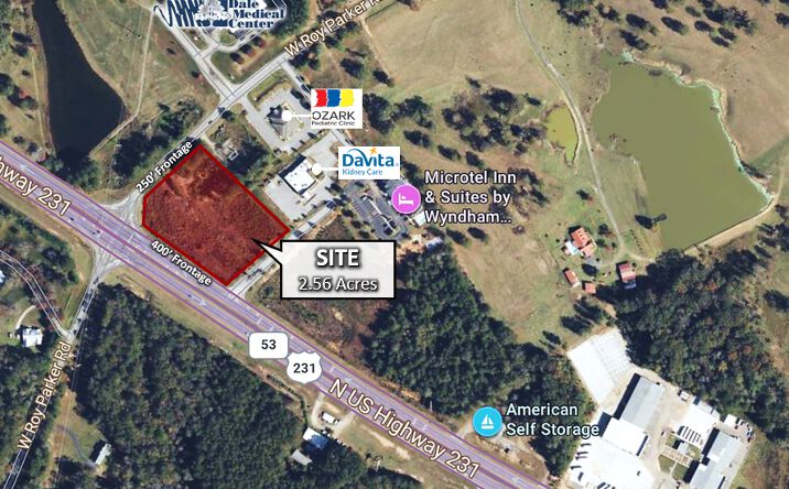 Pictures of Land property located at N US Hwy 231, Ozark, AL 36360 for sales - image #1