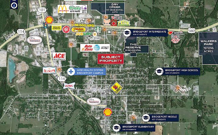 Pictures of Land property located at 203 US-380, Bridgeport, TX 76426 for sales - image #1