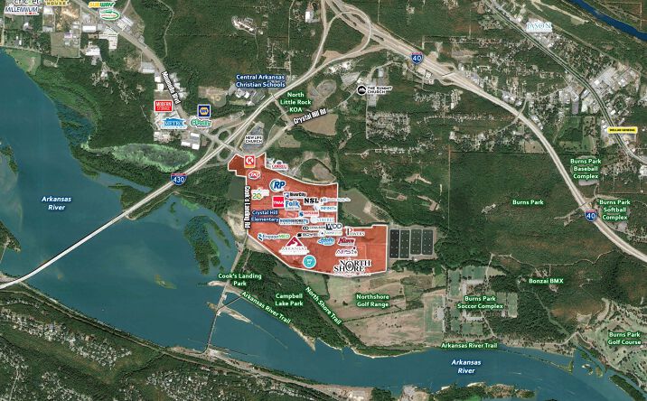 Pictures of Retail, Office, Land property located at North Little Rock, North Little Rock, AR 72118 for sales - image #1