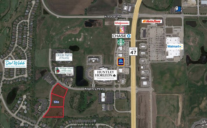 image of property at LOTS 11 12 & 13 FARM HL DRIVE Huntley IL 60142
