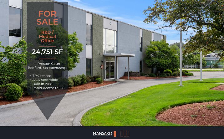 Pictures of Office, Industrial property located at 4 Preston Ct, Bedford, MA 01730 for sales - image #1