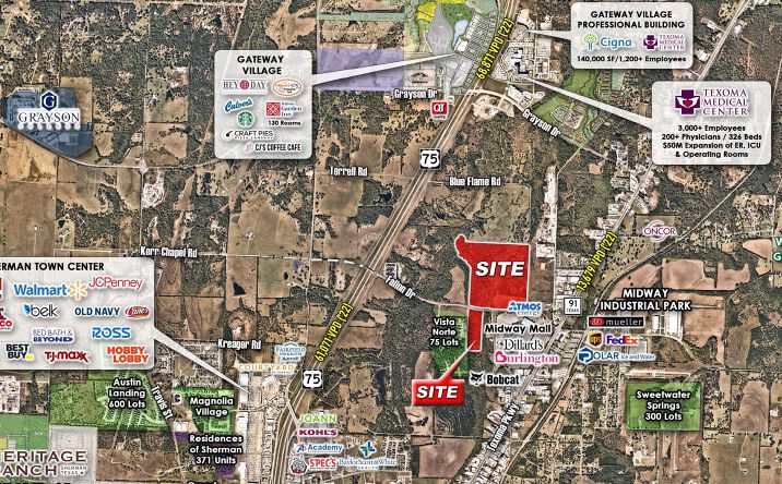 Pictures of Land property located at 2156 Fallon Dr, Sherman, TX 75090 for sales - image #1