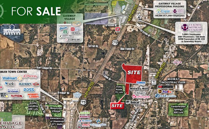 Pictures of Land property located at 2156 Fallon Dr, Sherman, TX 75090 for sales - image #1