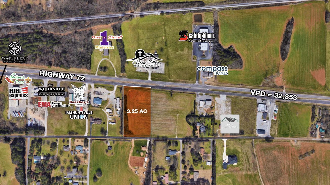 Hwy 72 E, Huntsville, AL 35811