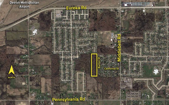 Pictures of Land property located at Burton St, Romulus, MI 48174 for sales - image #1