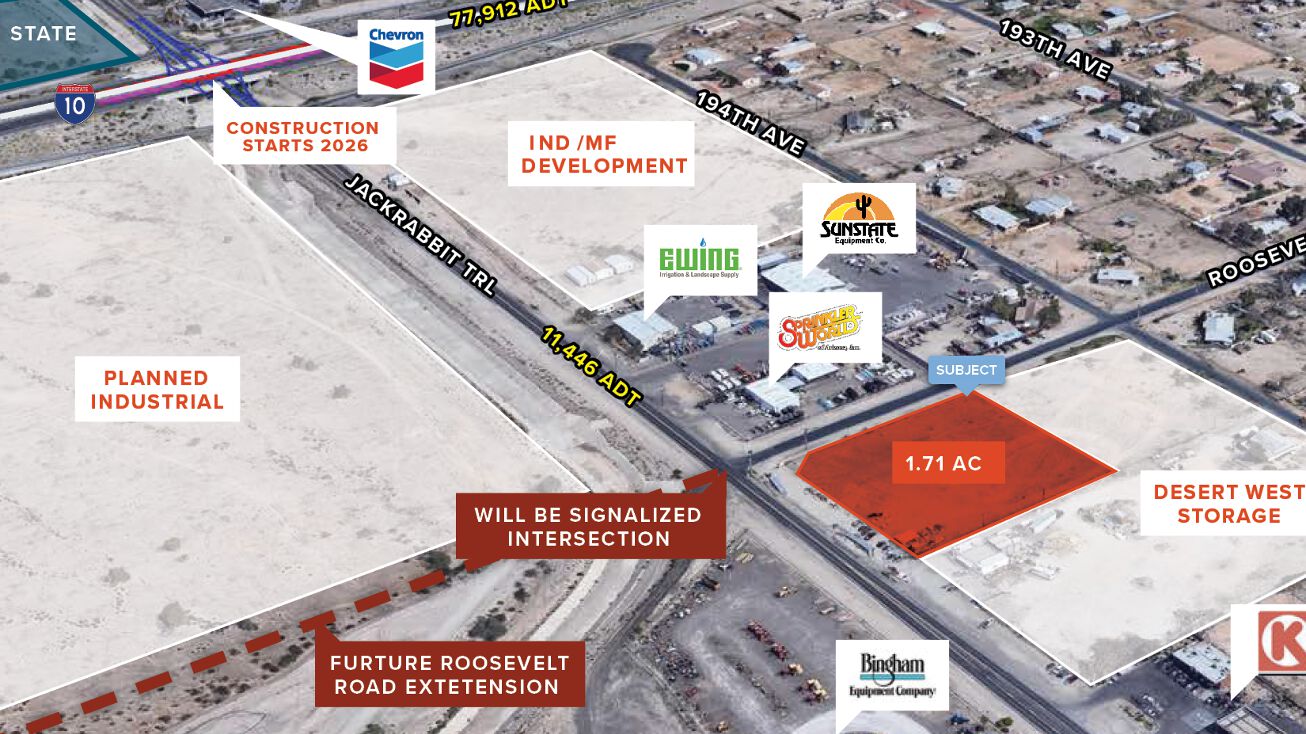 SEC Jackrabbit Trl & Roosevelt Rd, Buckeye, AZ 85326