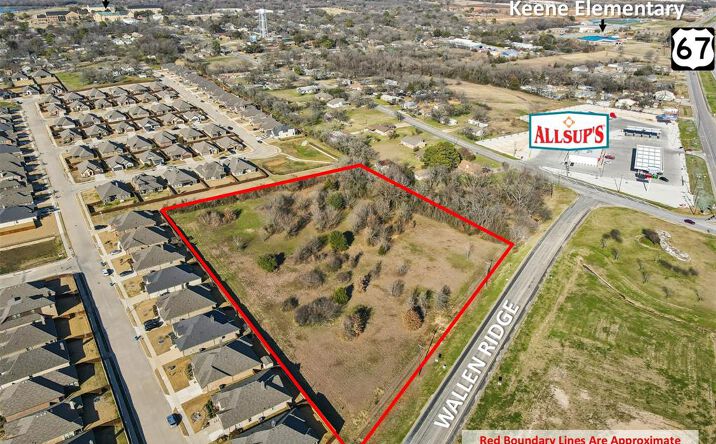 Pictures of Land property located at 526 Wallen Ridge, Keene, TX 76059 for sales - image #1