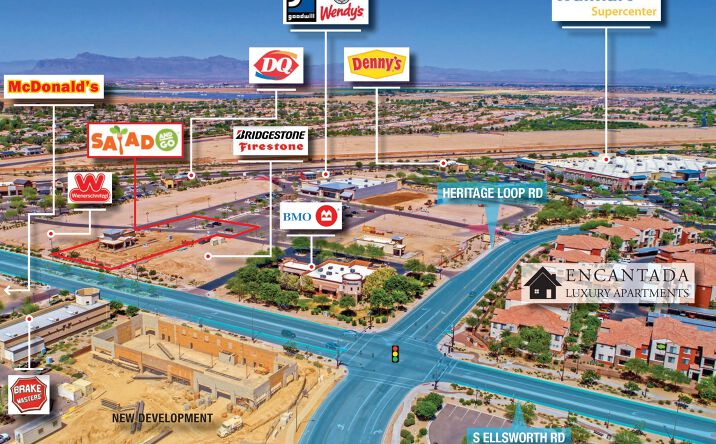 Pictures of Retail property located at 21429 S Ellsworth Rd, Queen Creek, AZ 85142 for comps - image #1
